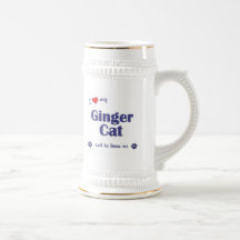 I Love My Ginger Cat (Male Cat) Coffee Mug