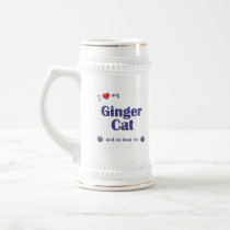 I Love My Ginger Cat (Male Cat) Coffee Mug