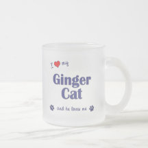 I Love My Ginger Cat (Male Cat) Mug