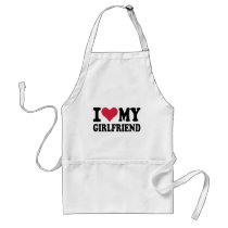 I love my girlfriend apron
