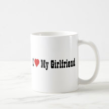 I Love My Girlfriend (v4) Mug / Cup