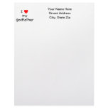 I Love My Godfather letterhead