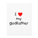 I Love My Godfather postcards