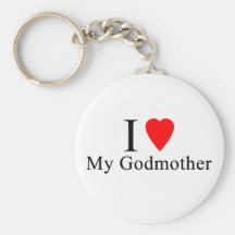 I love my godmother key chain