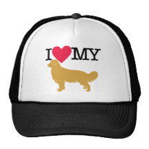 I Love My Golden Retriever ! Trucker Hat