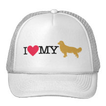 I Love My Golden Retriever ! Trucker Hat