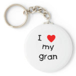I love my gran keychains