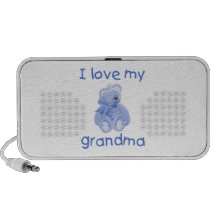 I love my grandma (blue bear) speaker