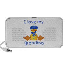 I love my grandma (boy ducky) mini speakers