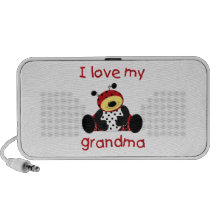 I love my grandma (boy ladybug) portable speaker