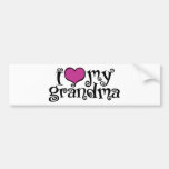 I Love My Grandma Bumper Stickers