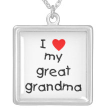 I love my great grandma necklaces