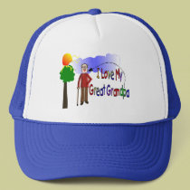 I love my great Grandpa KIDS DRAWING hats