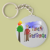 I love my great Grandpa KIDS DRAWING keychains