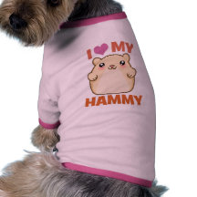 I Love My Hammy Dog T-shirt