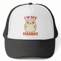 I Love My Hammy Trucker Hat