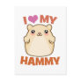 I Love My Hammy Post Cards