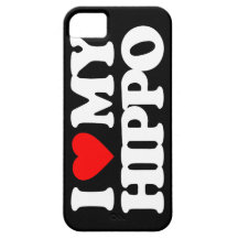 I LOVE MY HIPPO iPhone 5 COVERS
