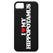 I LOVE MY HIPPOPOTAMUS iPhone 5 CASE
