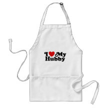 I Love My Hubby Apron
