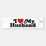 I Love My Husband Bumper Stickers