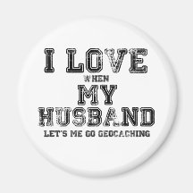 I Love My Husband! Fridge Magnet