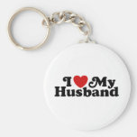 I Love My Husband Key Chains
