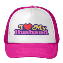 I Love My Husband Mesh Hats