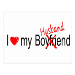 I Love My Husband Post Cards