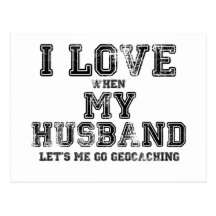I Love My Husband! Post Cards