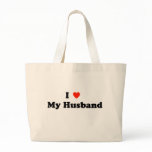 I Love My Husband Tote Bag