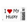 I Love My Husky Dog Breed Lover Gifts Postage