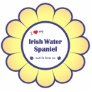 I Love My Irish Water Spaniel (Male Dog) Photo Cut Out