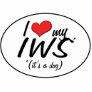 I Love My IWS (It's a Dog) Photo Cut Out