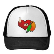 I Love my Jenday Conure Trucker Hat