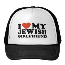 I Love My Jewish Girlfriend Mesh Hats