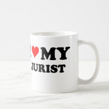 I Love My Jurist Coffee Mug