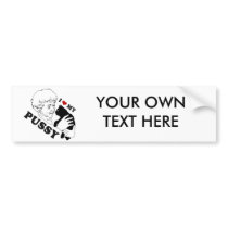 I LOVE MY KITTY BUMPER STICKERS