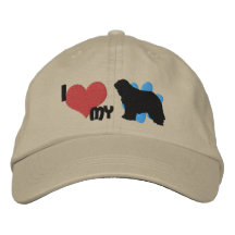 I Love my Komondor Embroidered Hat