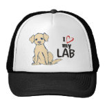 I Love My Lab Labrador Retriever Mesh Hats