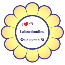 I Love My Labradoodles (Multiple Dogs) Photo Sculptures