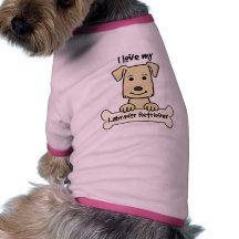 I Love My Labrador Retriever Dog Shirt