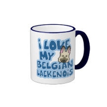 I Love My Laekenois Mug
