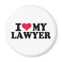 I love my Lawyer Fridge Magnet
