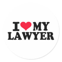 I love my Lawyer Sticker