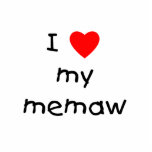 I love my memaw cut out