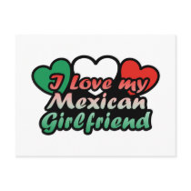 I Love My Mexican Girlfriend Postcard