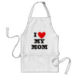 I Love My Mom Aprons