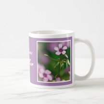 I Love my Mom - Pink Wood Sorrel Mug
