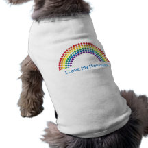 I Love My Mommies Doggie T Shirt